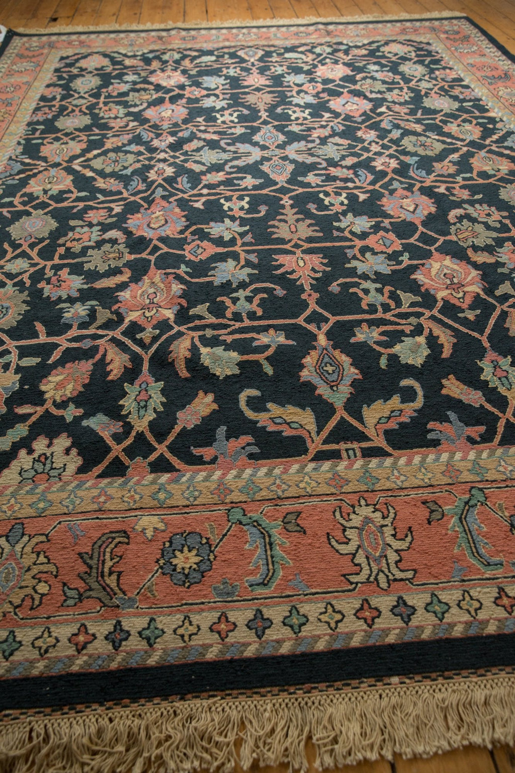 RESERVED 9x12 Vintage Serapi Indian Soumac Design Carpet