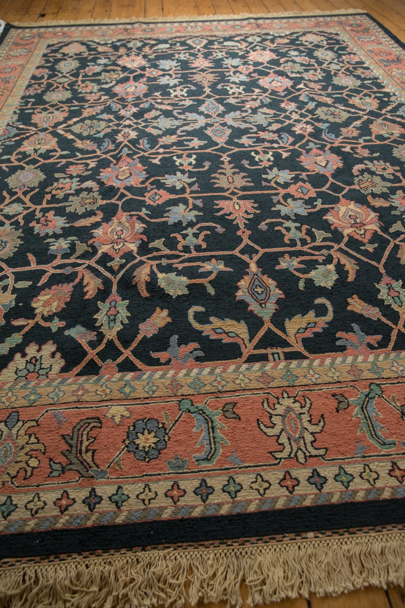 RESERVED 9x12 Vintage Serapi Indian Soumac Design Carpet