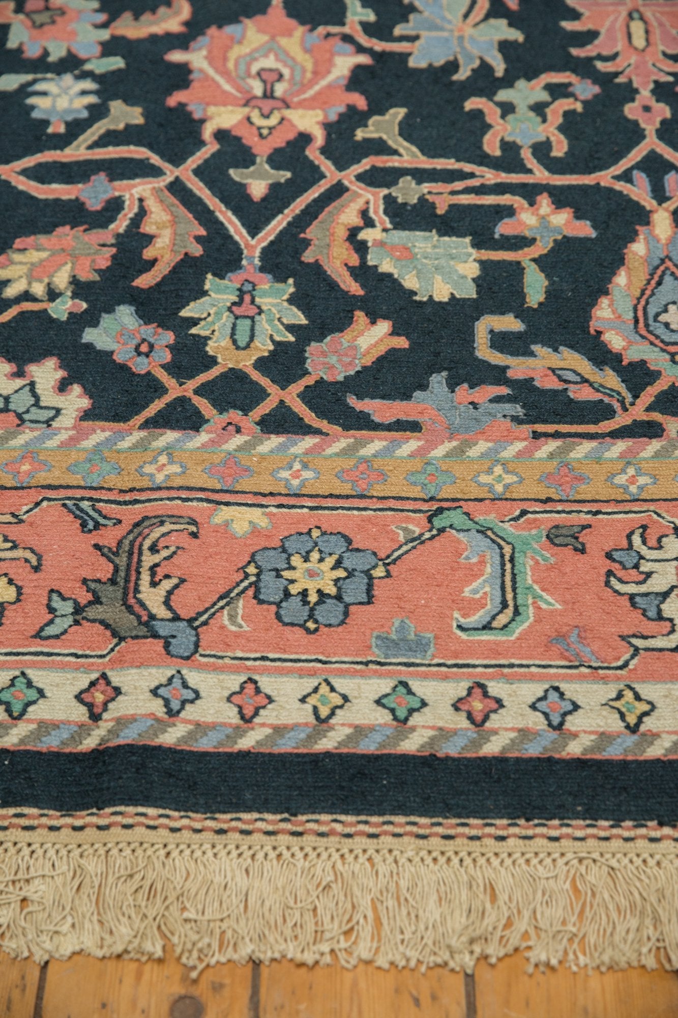 RESERVED 9x12 Vintage Serapi Indian Soumac Design Carpet