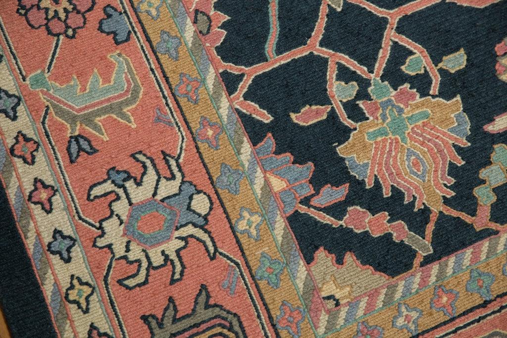 RESERVED 9x12 Vintage Serapi Indian Soumac Design Carpet