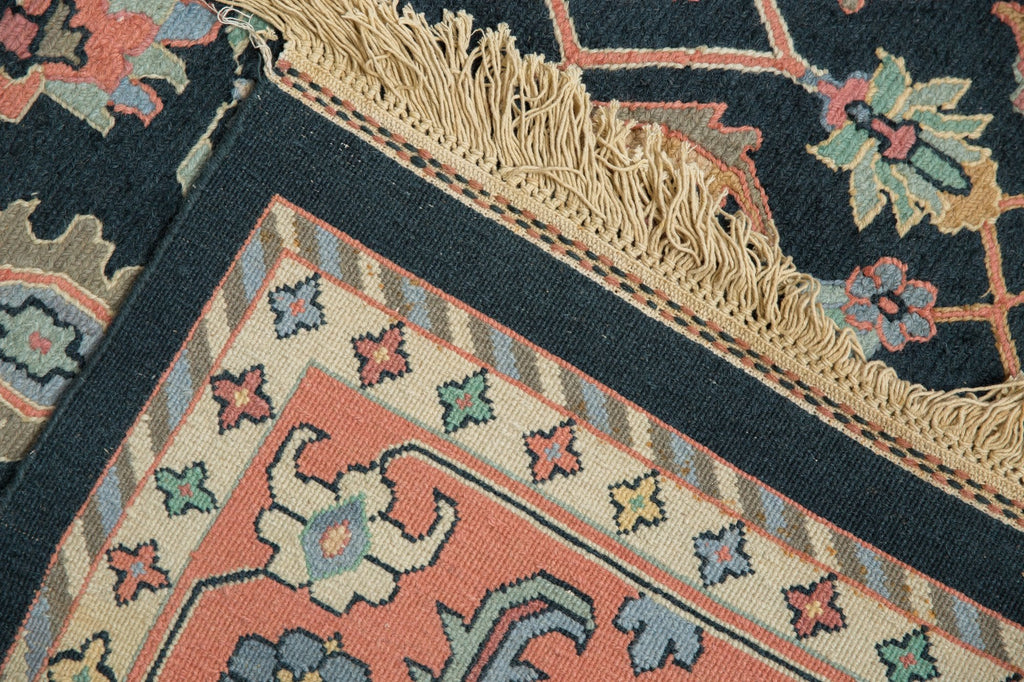 RESERVED 9x12 Vintage Serapi Indian Soumac Design Carpet