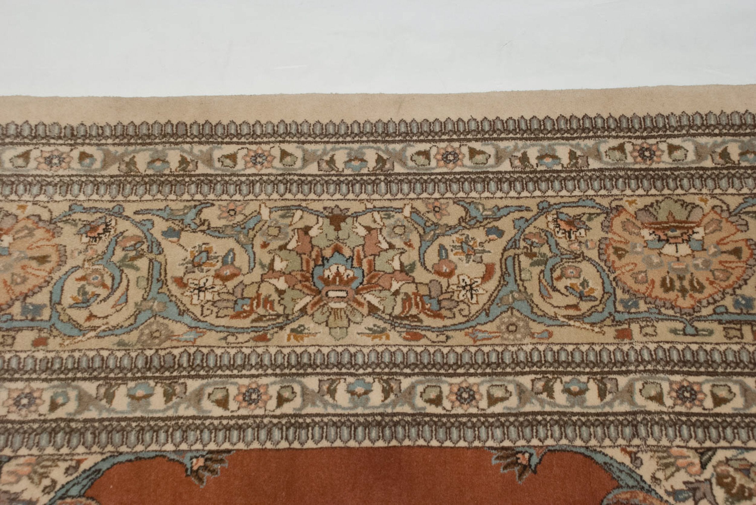 12.5x17.5 Vintage Tabriz Carpet