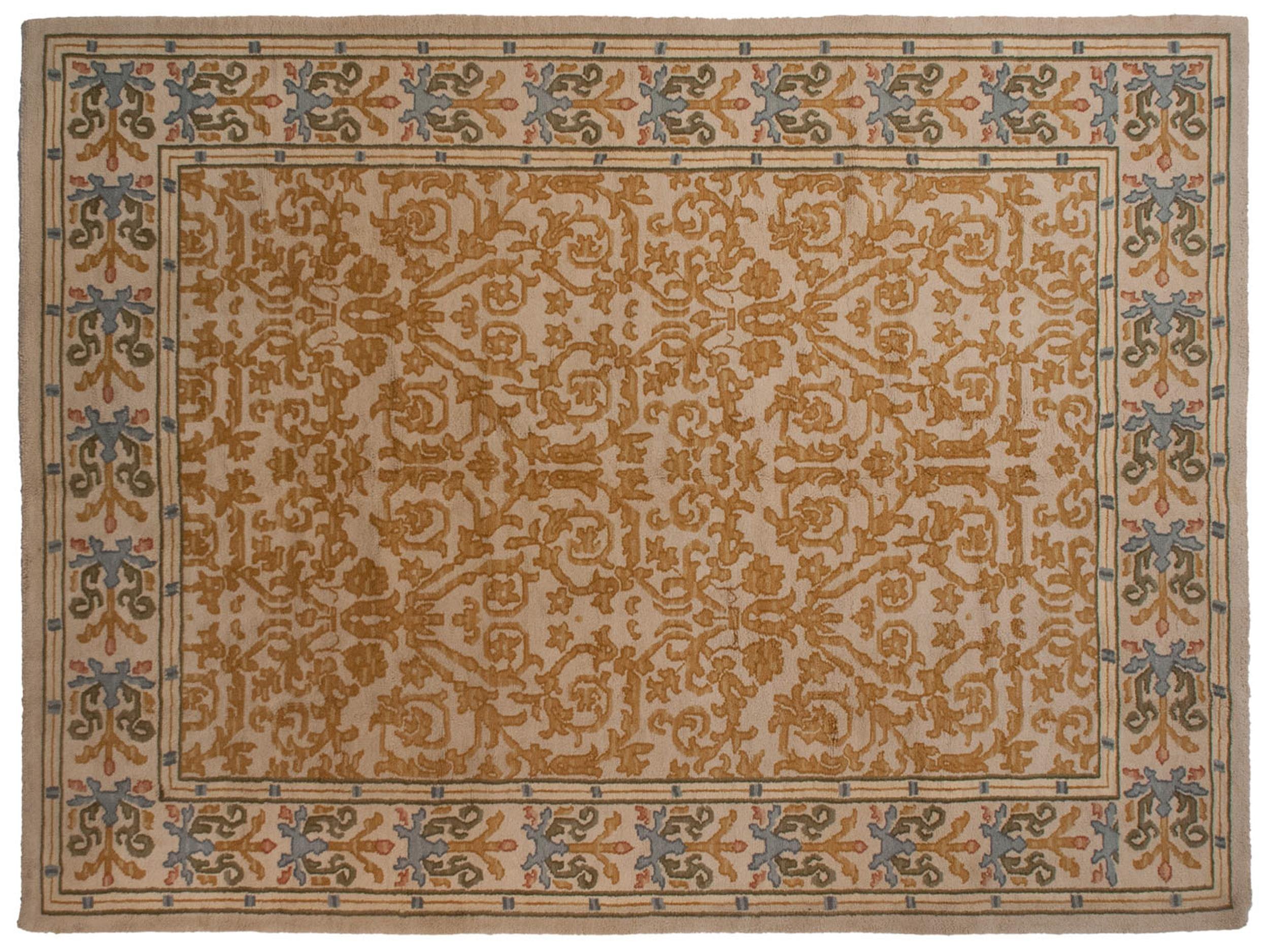 9x12 Vintage Spanish Arts And Crafts Design Carpet
