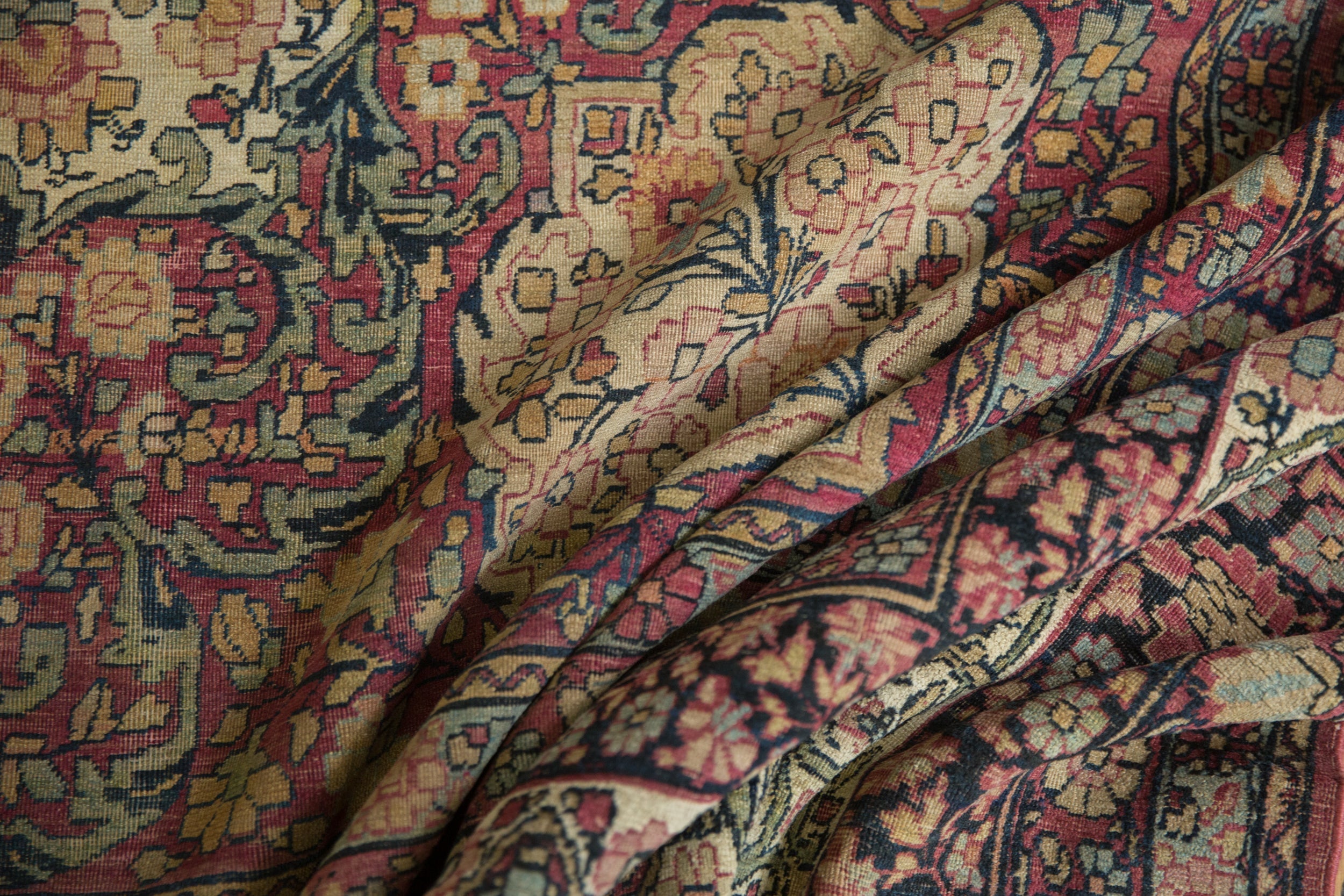 11x15 Antique Kermanshah Carpet