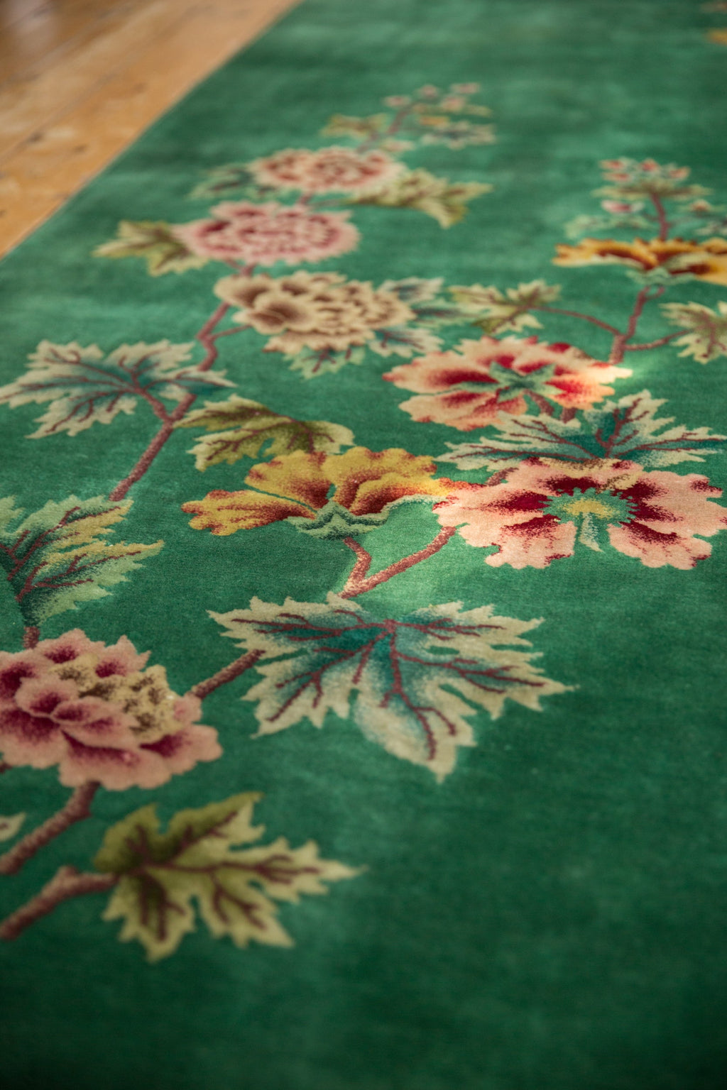 8x9.5 Vintage Nichols Art Deco Carpet