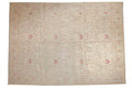 10x14 Vintage Distressed Bulgarian Kerman Design Carpet