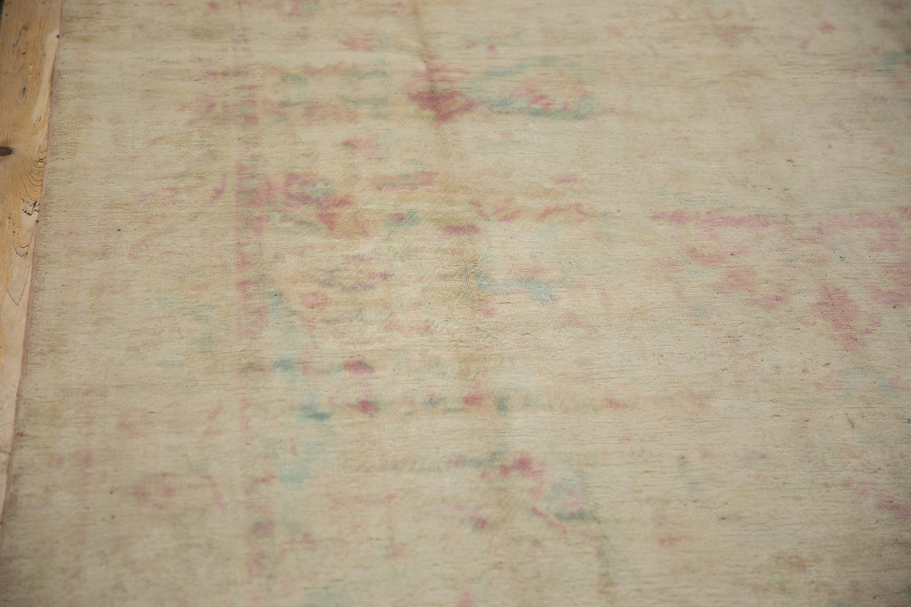6x9 Vintage Distressed Bulgarian Polonaise Design Carpet