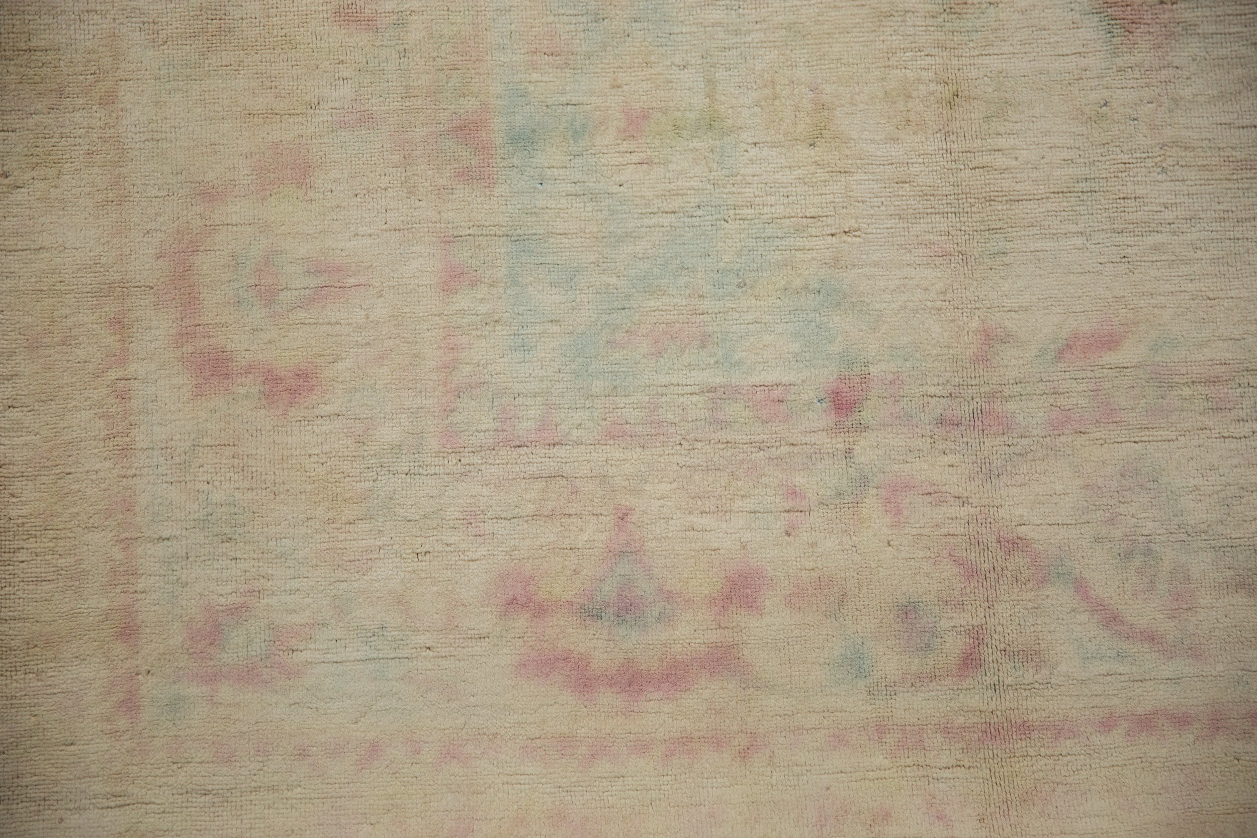 6x9 Vintage Distressed Bulgarian Polonaise Design Carpet