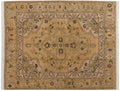8x10 Vintage Armenian Heriz Design Carpet