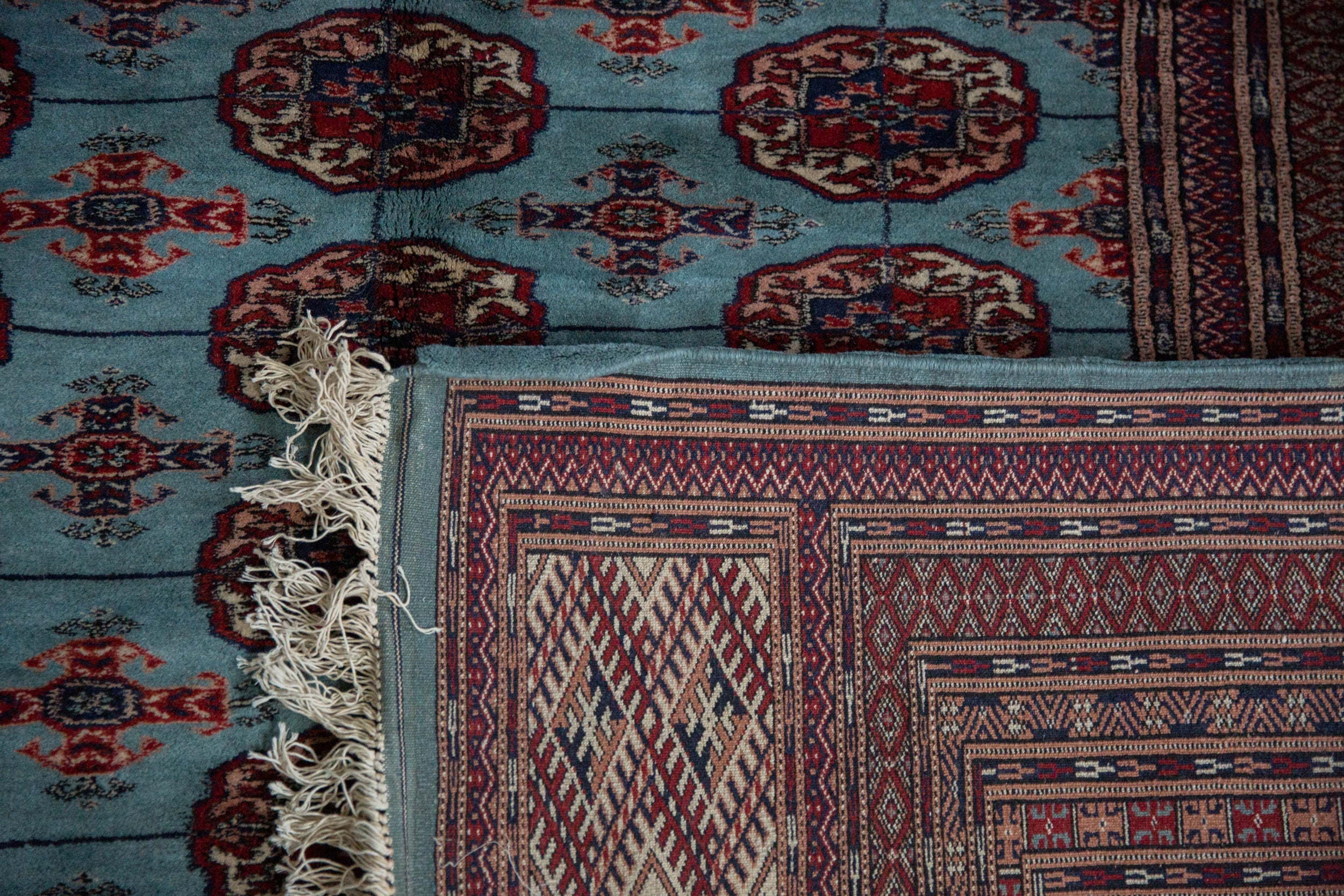 12x14.5 Vintage Fine Bokhara Carpet