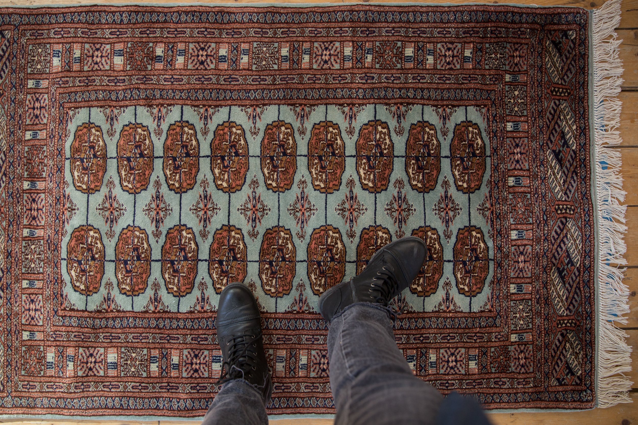 3x5 Vintage Fine Bokhara Rug