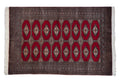 4x6 Vintage Fine Pakistani Turkmen Design Rug