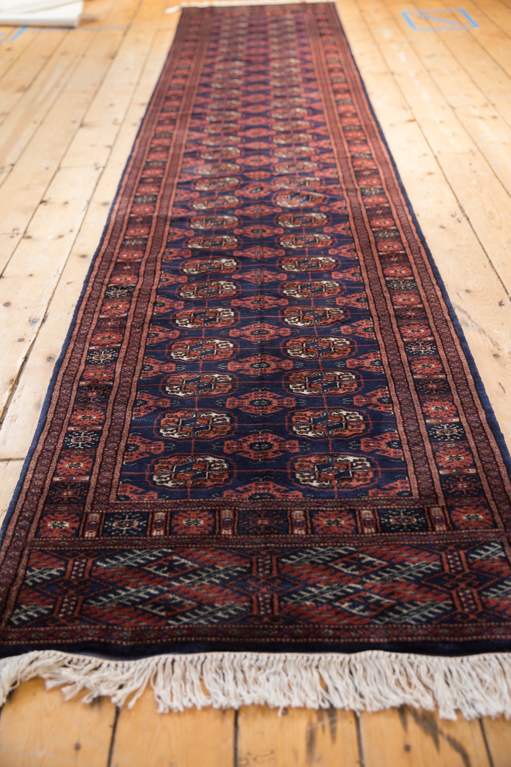 2.5x12 Vintage Fine Bokhara Rug Runner
