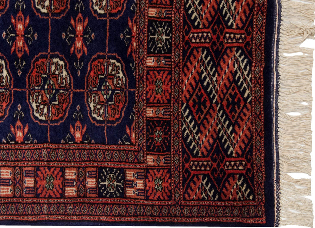 2.5x19.5 Vintage Fine Bokhara Rug Runner