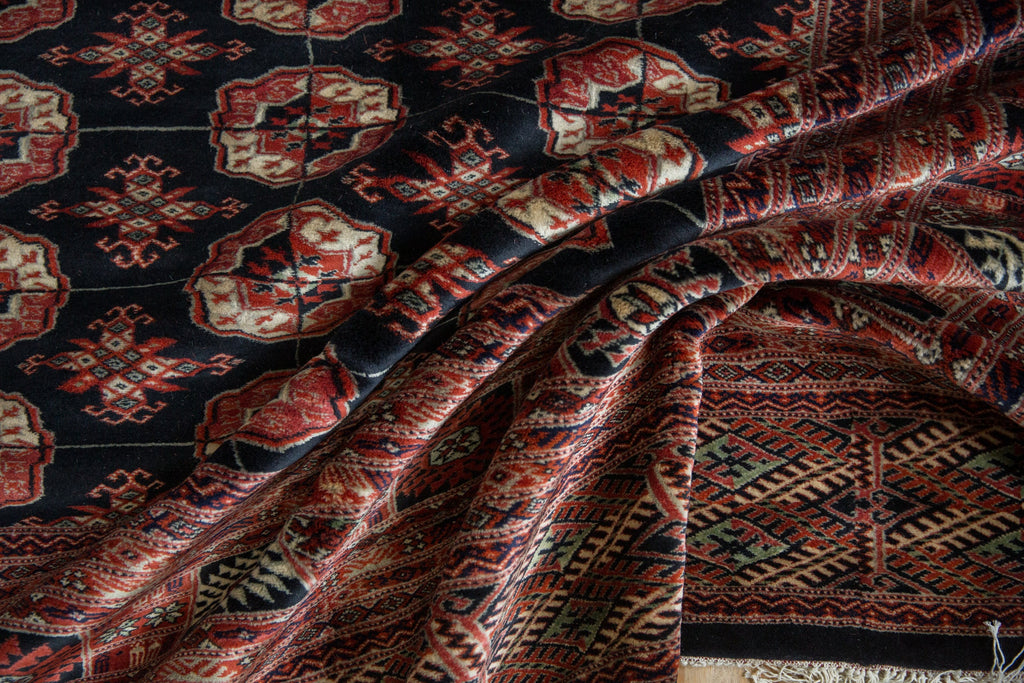 10x14 Vintage Fine Bokhara Carpet