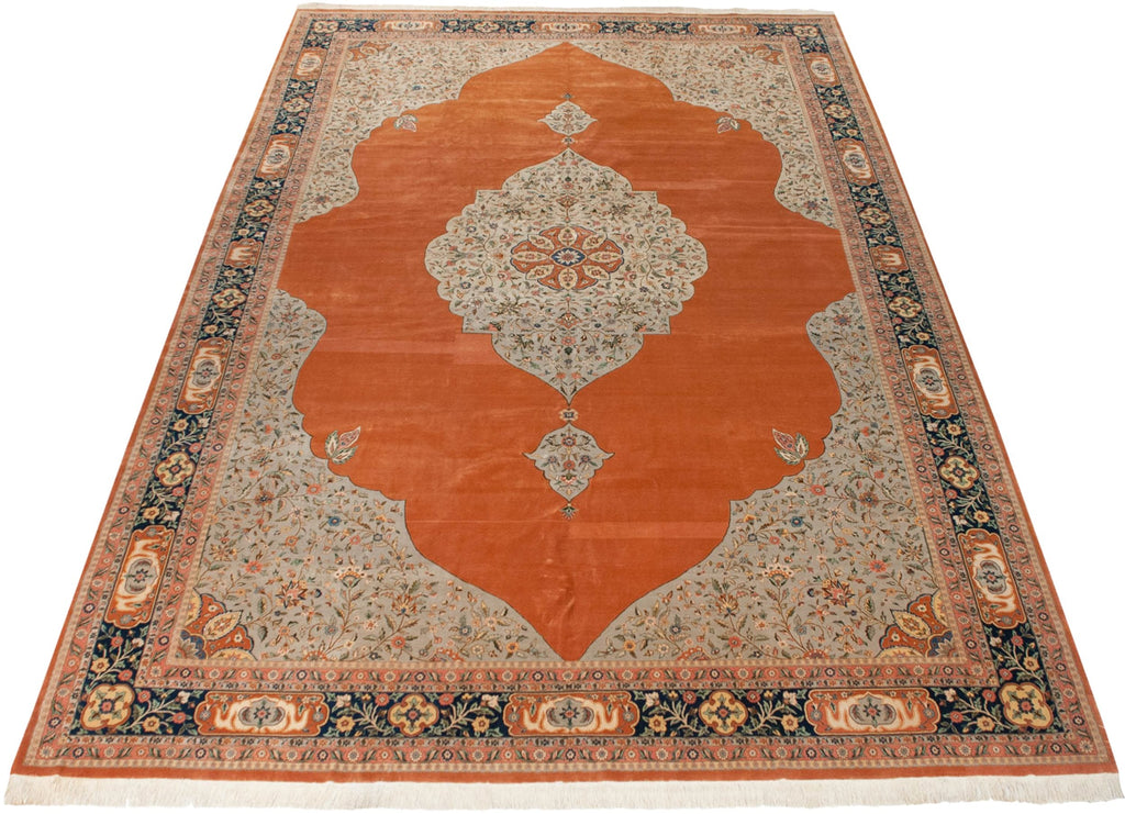 14x21 Vintage Bulgarian Tabriz Design Carpet