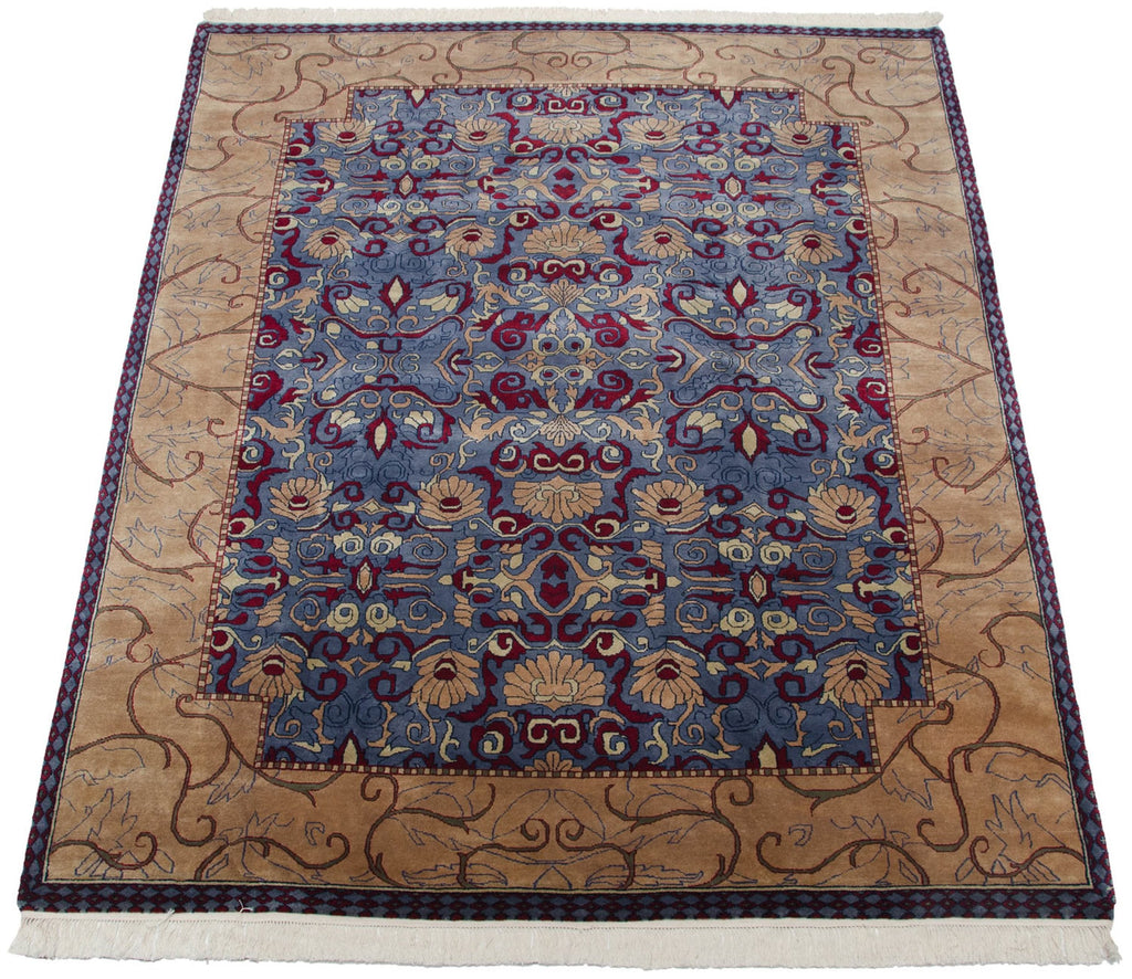 8x10 Vintage Indian Arts And Crafts Design Carpet