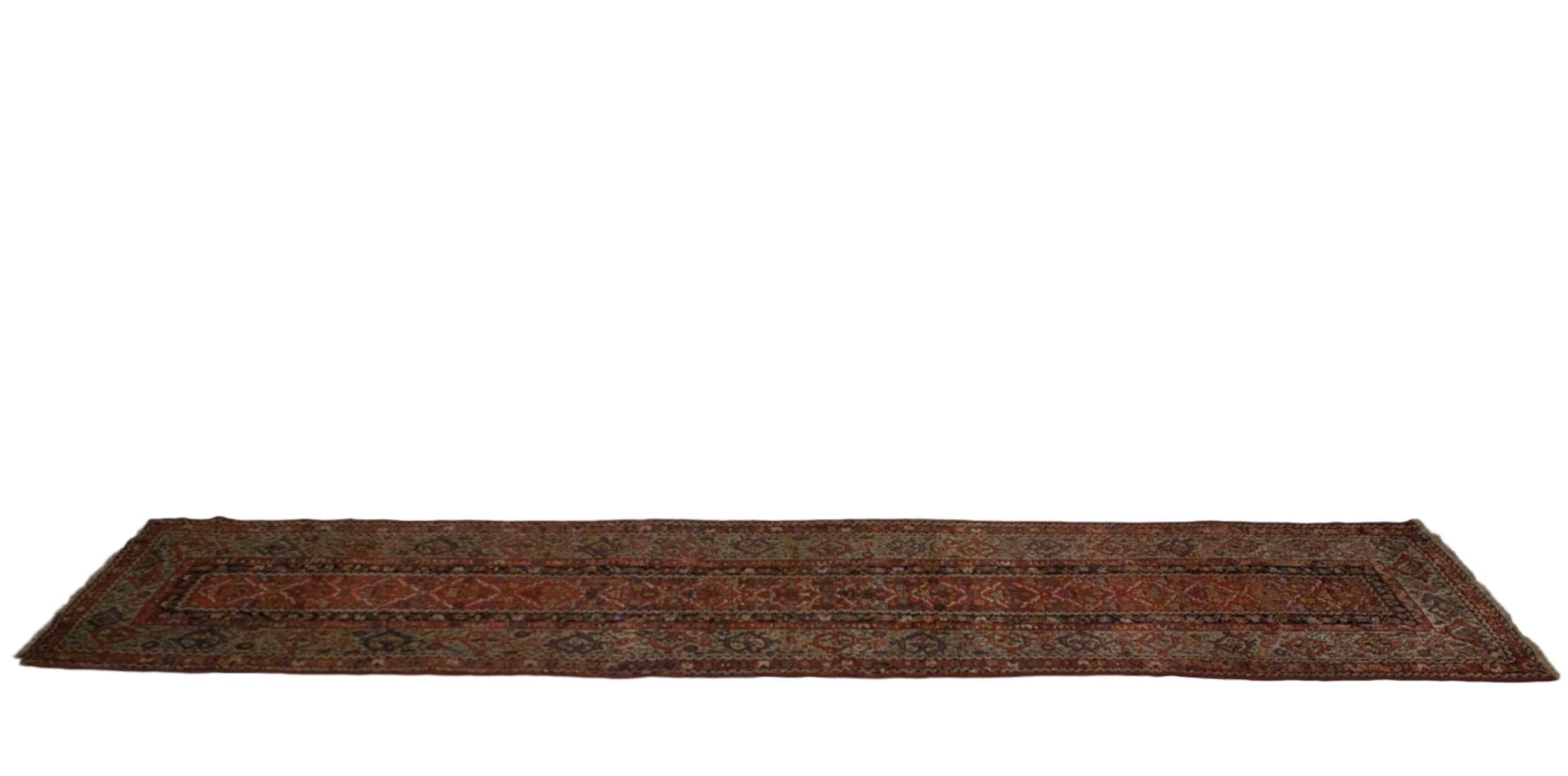 3x14 Antique Fereghan Rug Runner