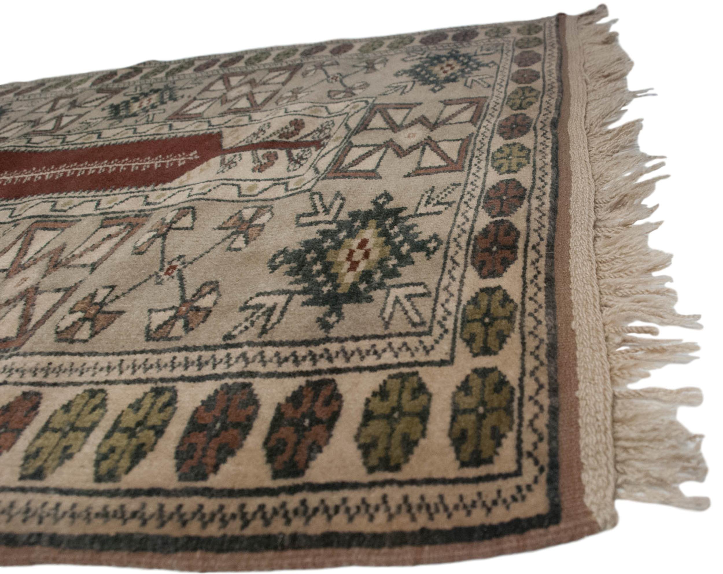 3x4.5 Vintage Melas Rug