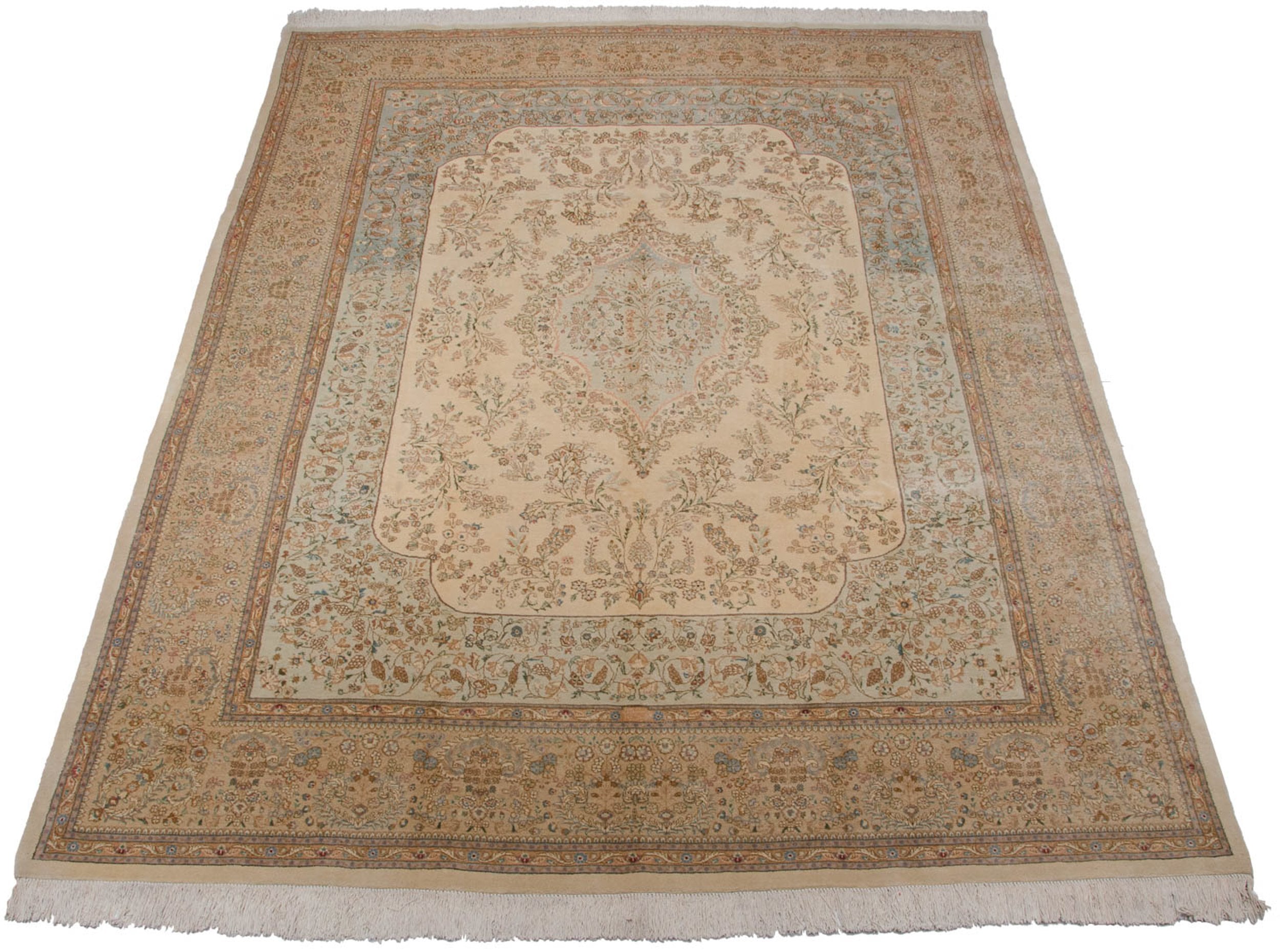 10.5x13.5 Vintage Tabriz Carpet