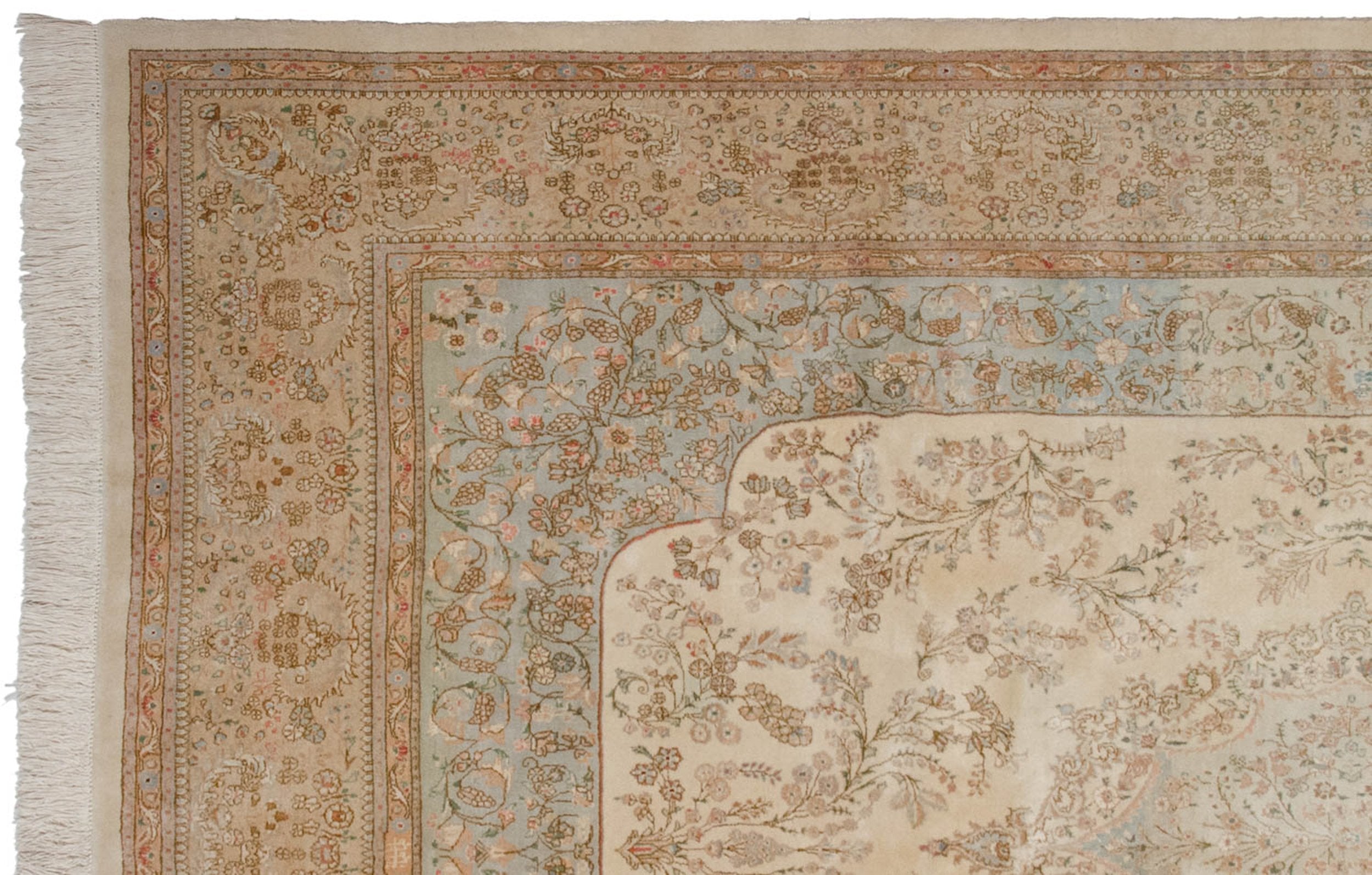 10.5x13.5 Vintage Tabriz Carpet