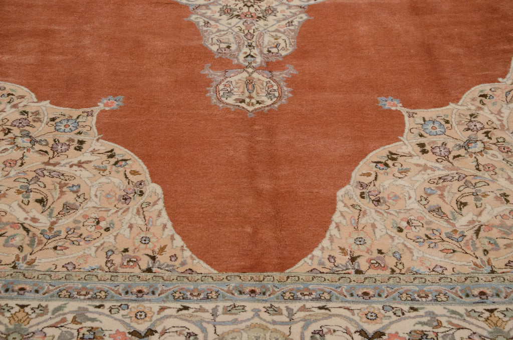 9.5x14.5 Vintage Tabriz Carpet