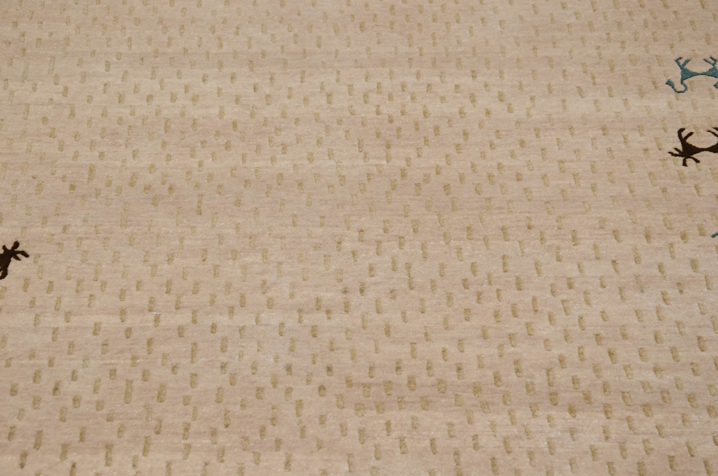 6x9 New Indian Folk Art Design Carpet