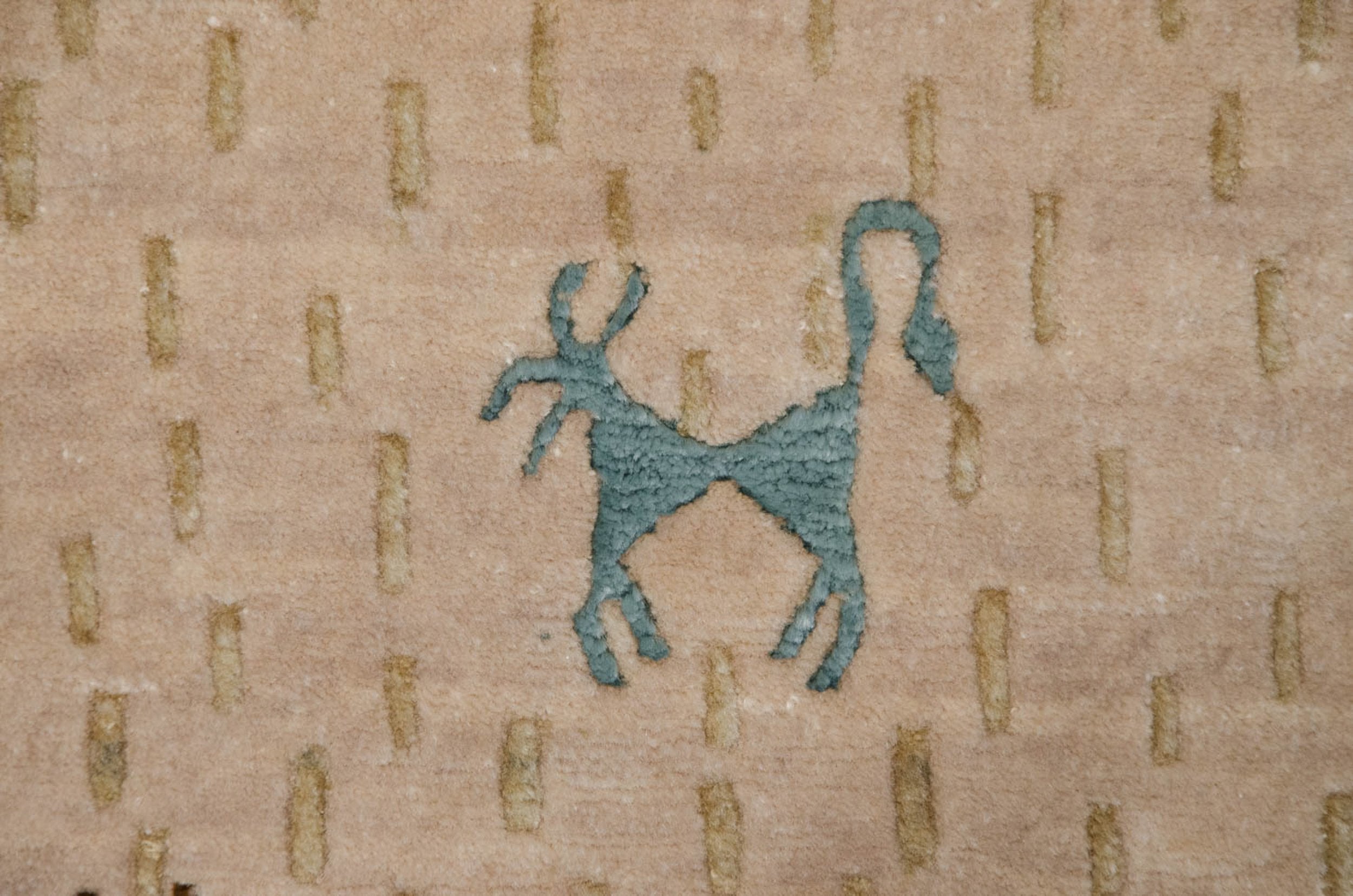 6x9 New Indian Folk Art Design Carpet