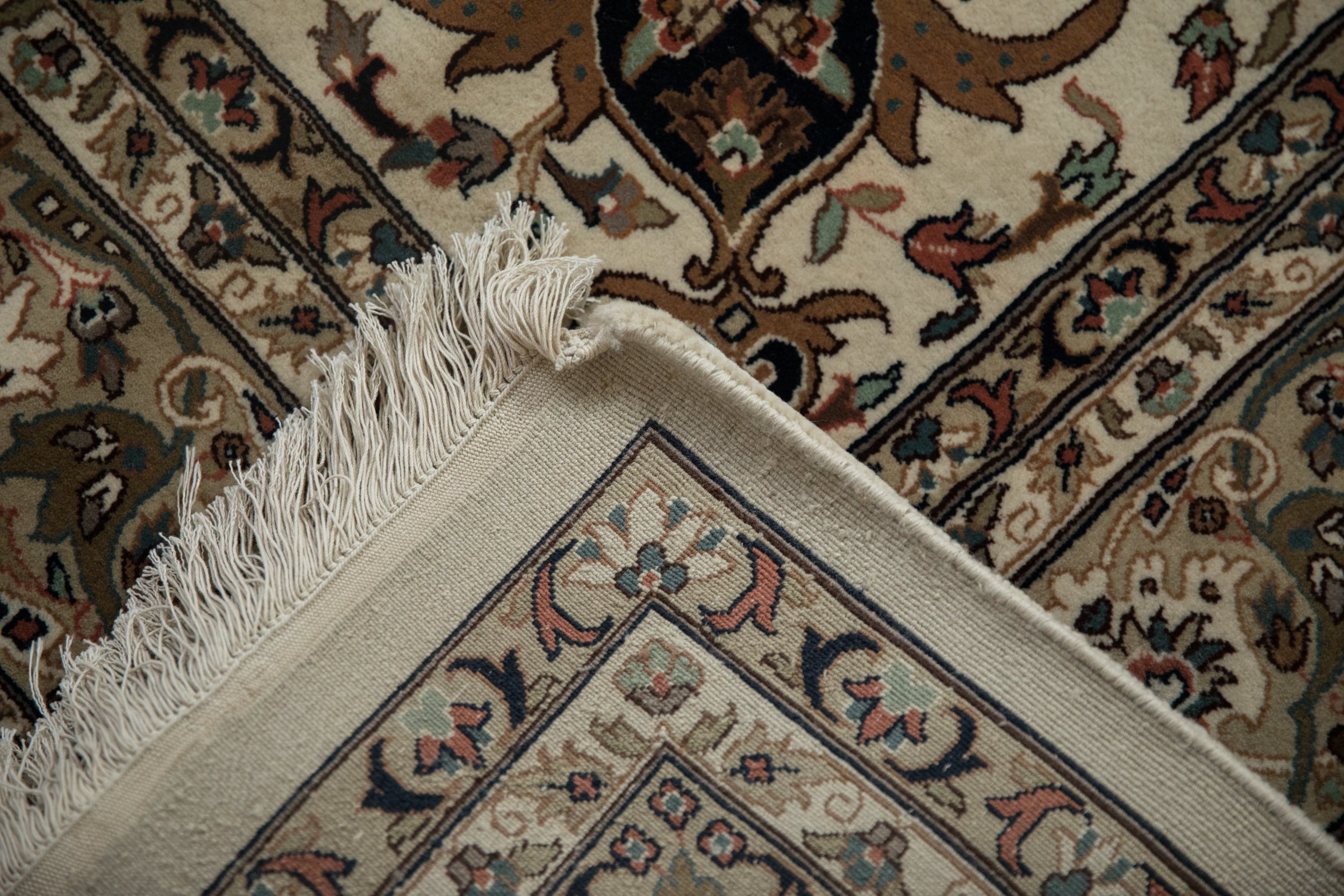 8x8 New Indian Isfahan Design Square Carpet