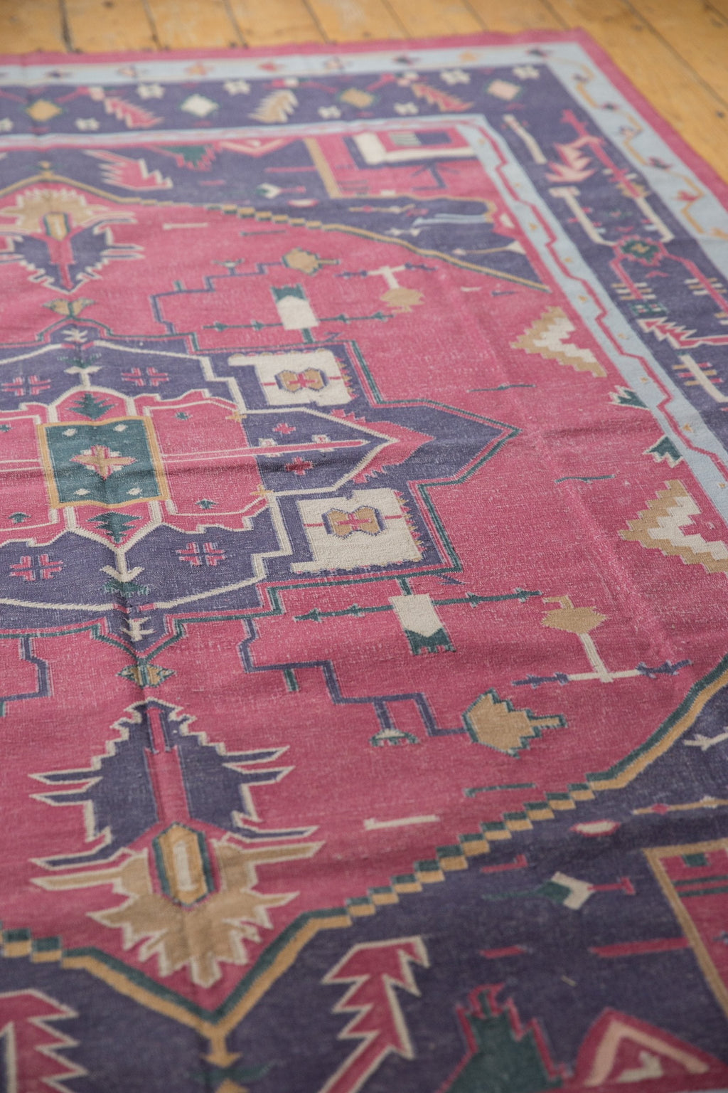 6x9 Vintage Stone Wash Dhurrie Carpet
