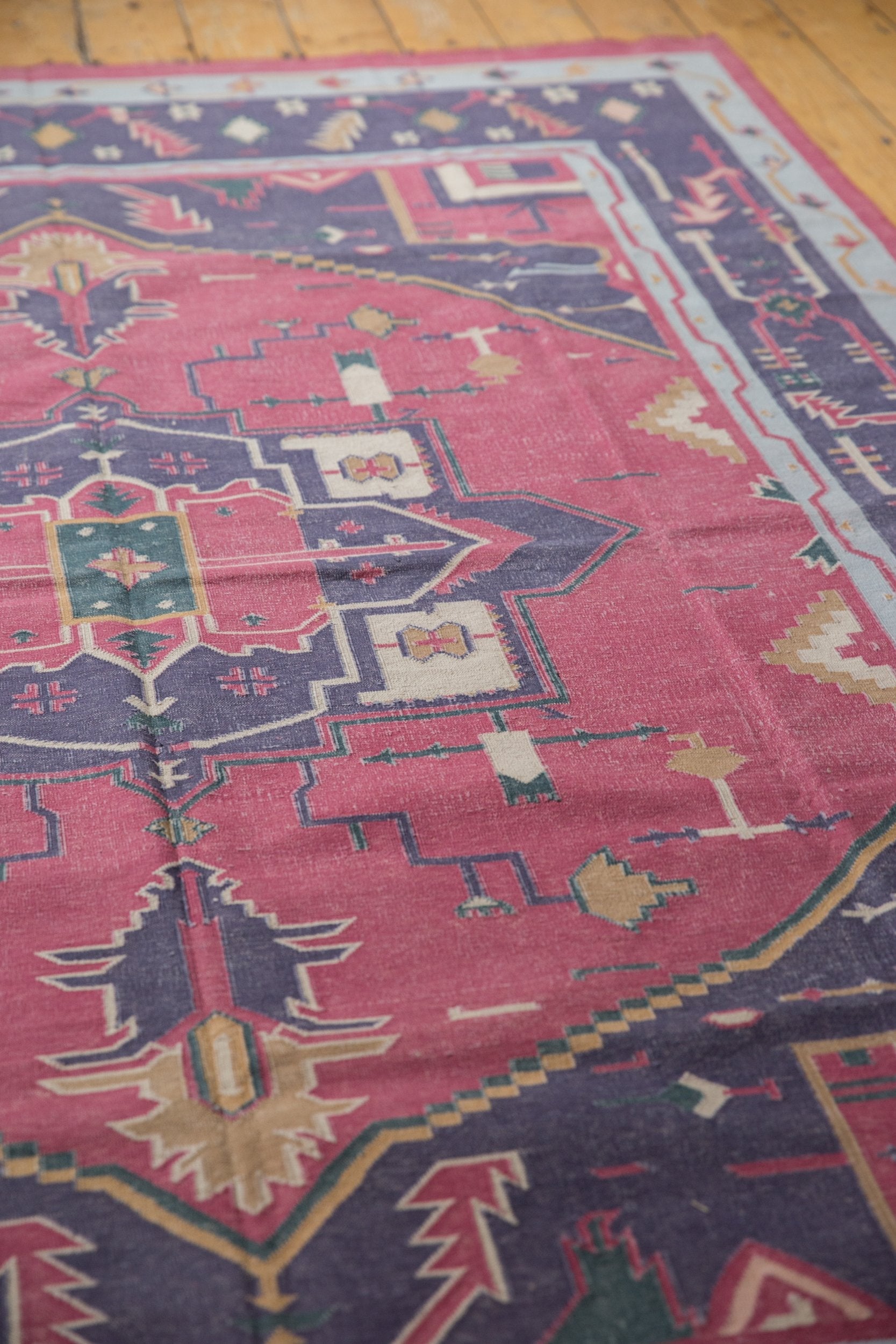 6x9 Vintage Stone Wash Dhurrie Carpet