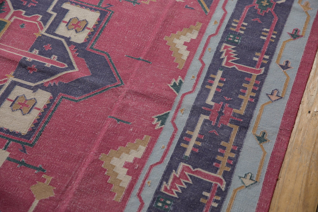 6x9 Vintage Stone Wash Dhurrie Carpet