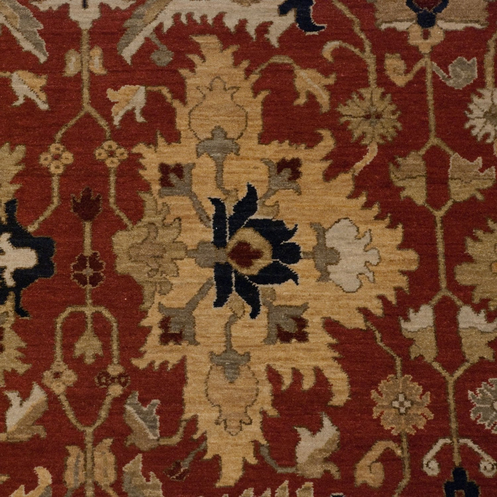 8x10 Vintage Armenian Sultanabad Design Carpet