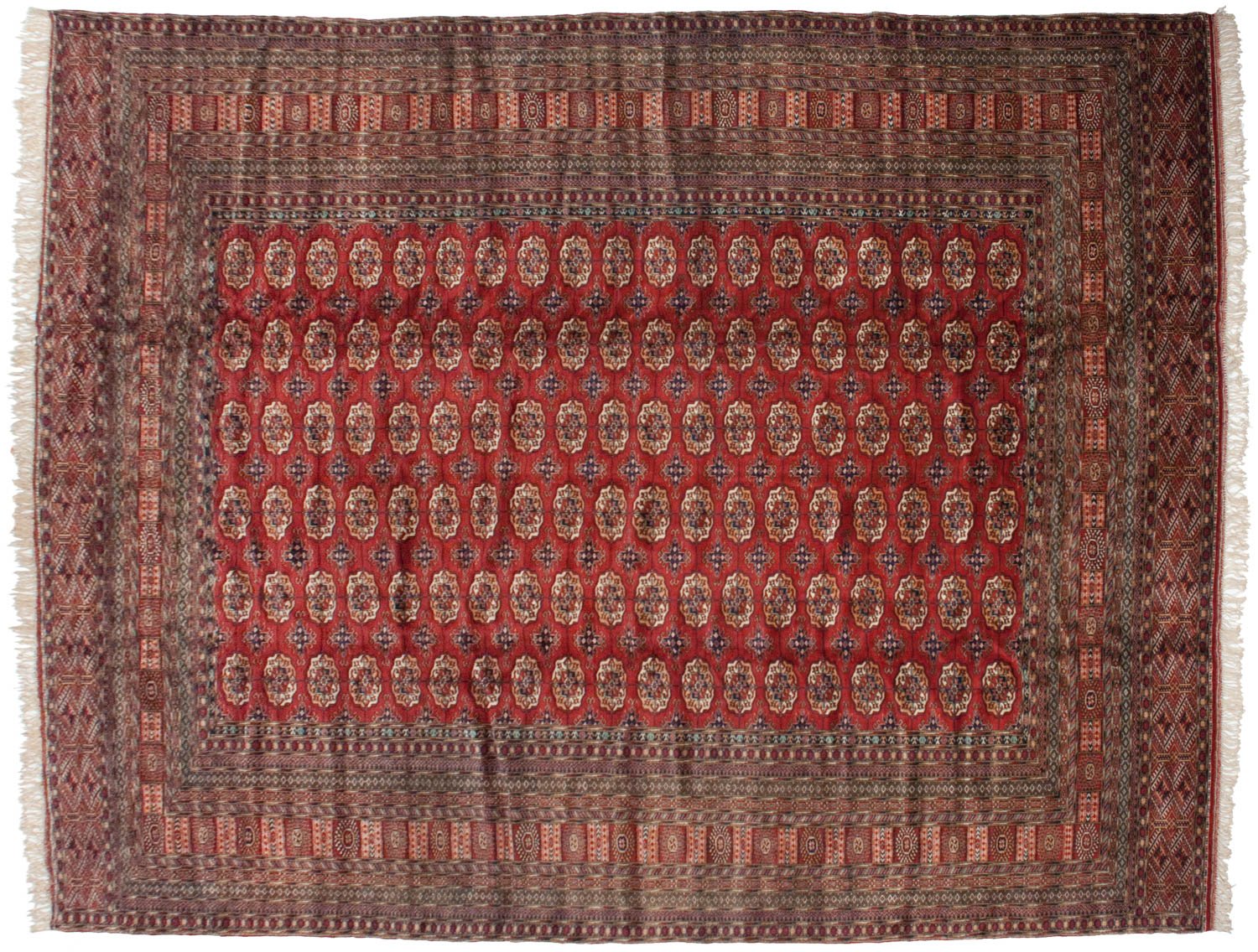 11x14 Vintage Fine Bokhara Carpet