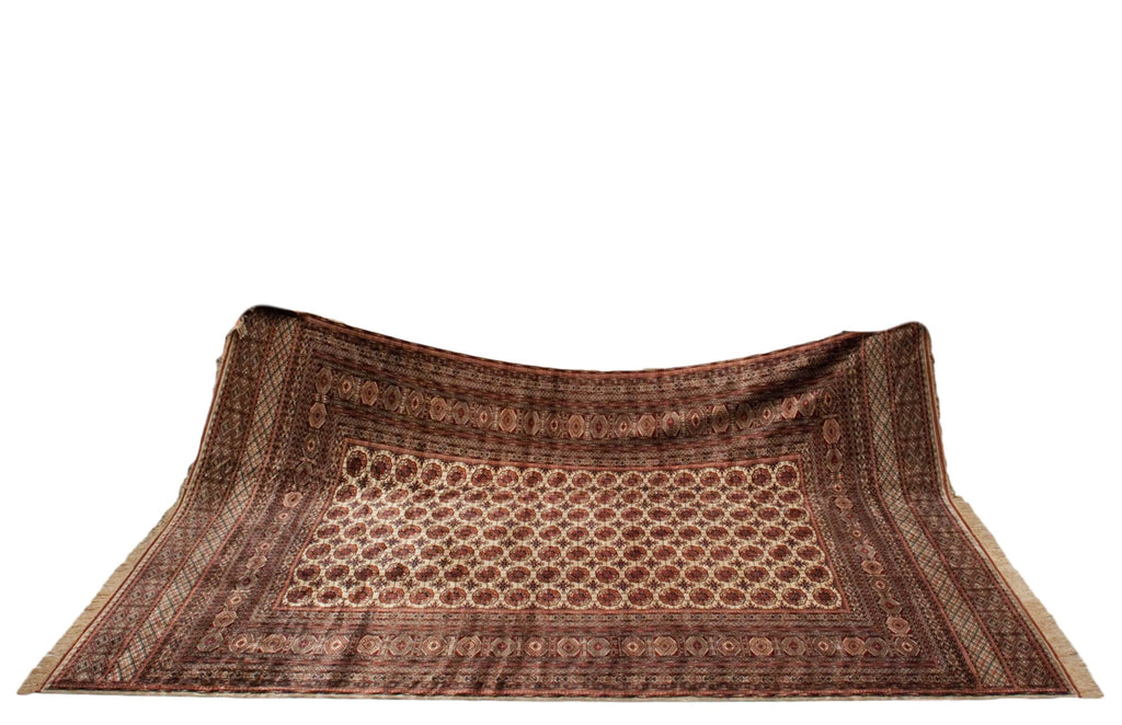 12x15.5 Vintage Fine Bokhara Carpet