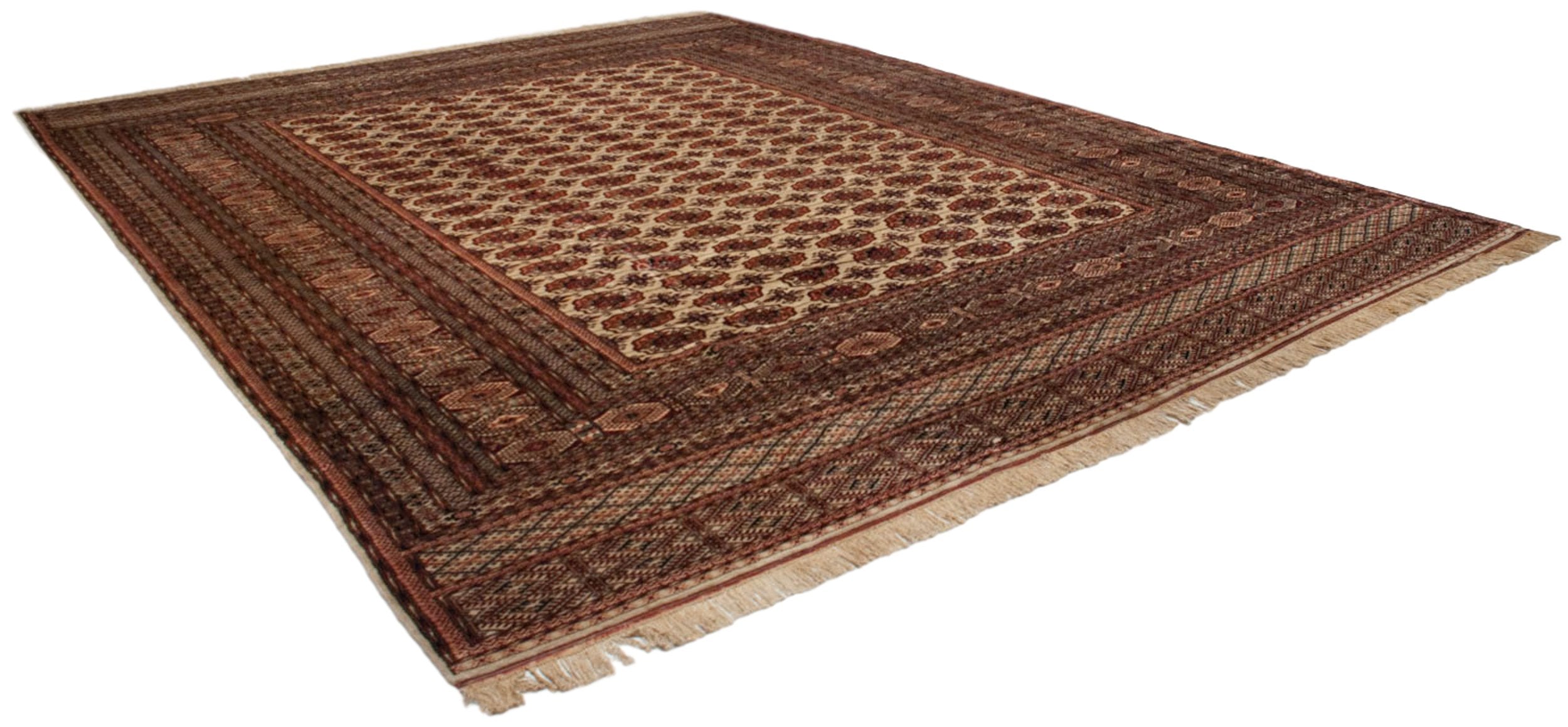 12x15.5 Vintage Fine Bokhara Carpet