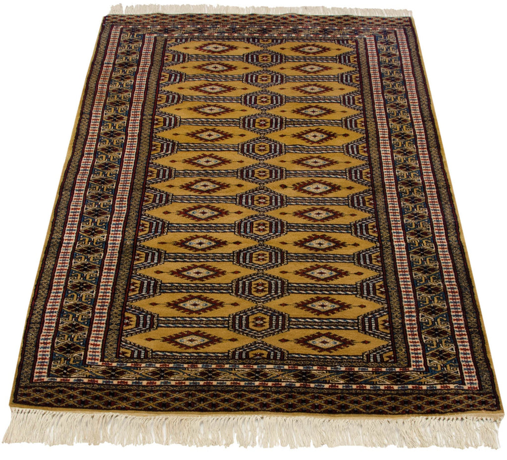 3x4.5 Vintage Fine Pakistani Turkmen Design Rug