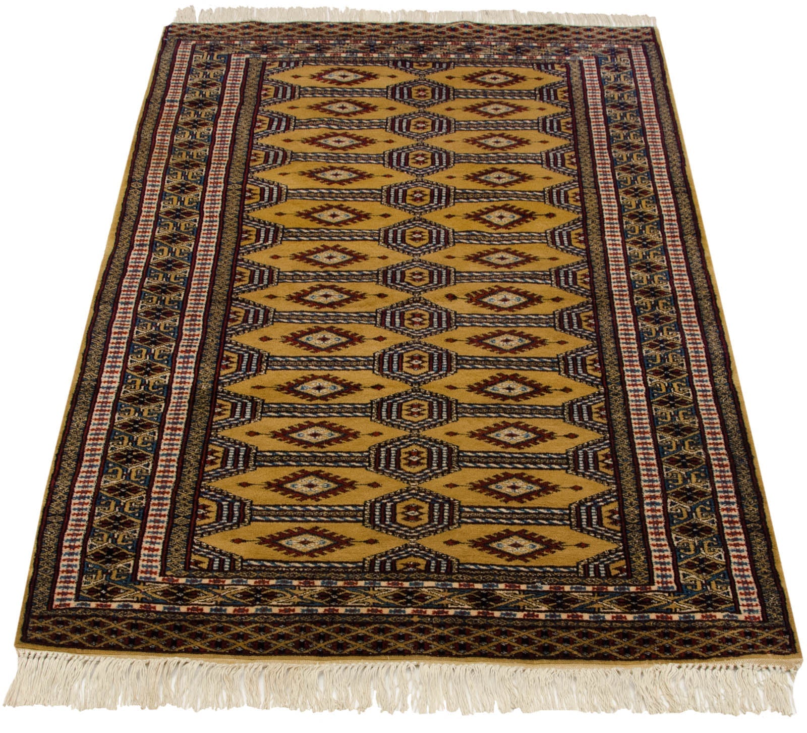 3x4.5 Vintage Fine Pakistani Turkmen Design Rug