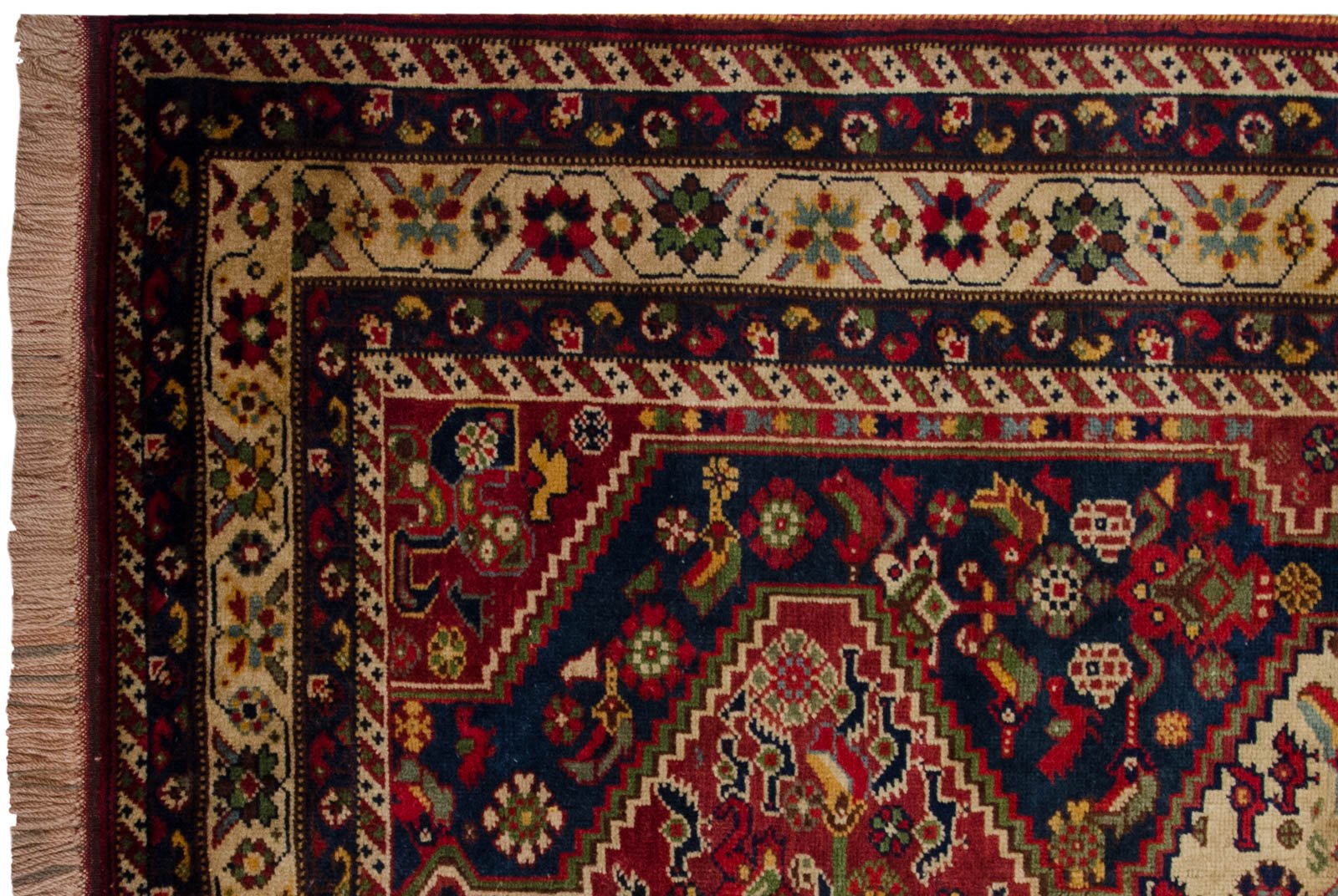 4.5x6.5 Vintage Indian Shiraz Design Rug