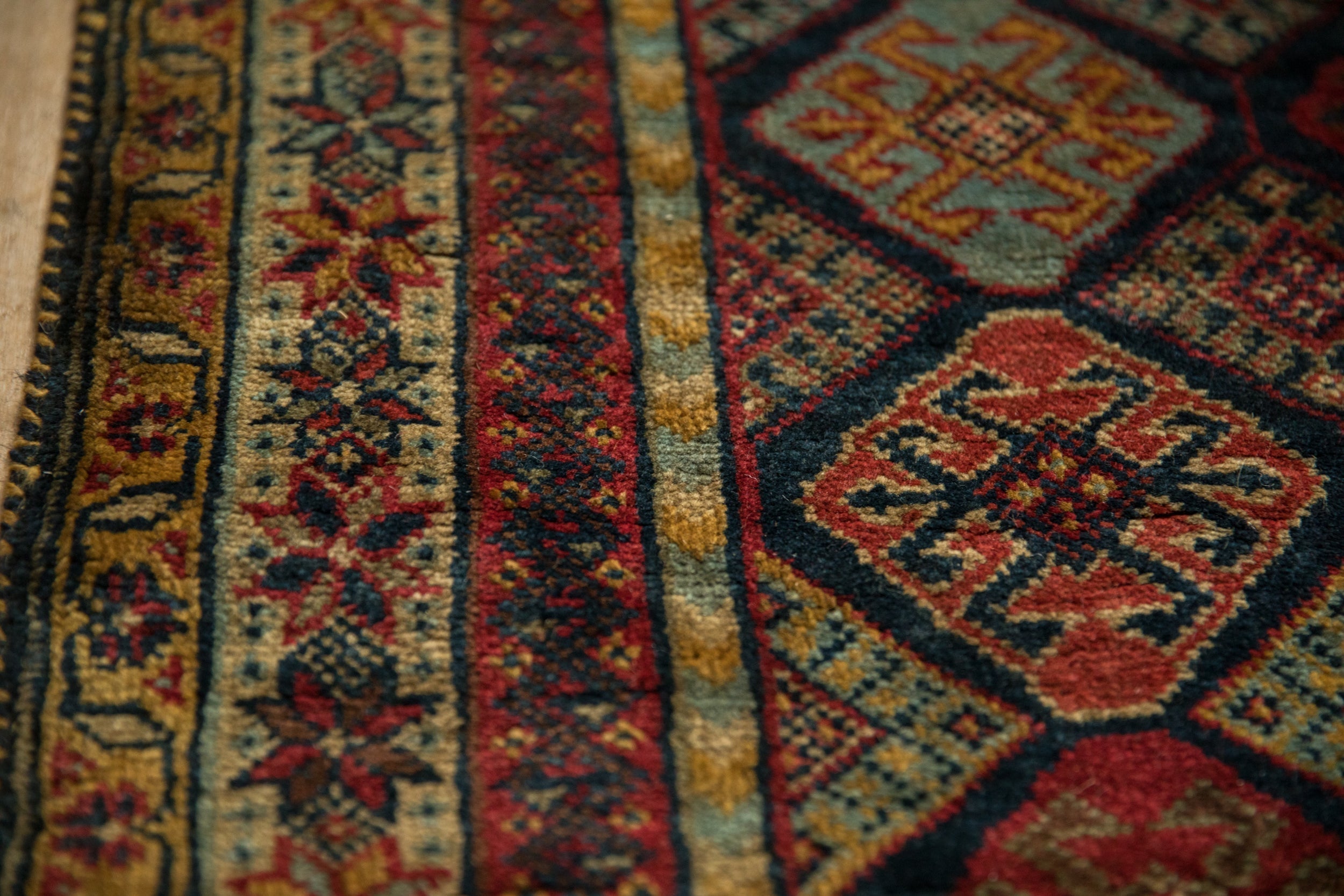 4.5x6 Vintage Indian Jaff Kurd Design Rug