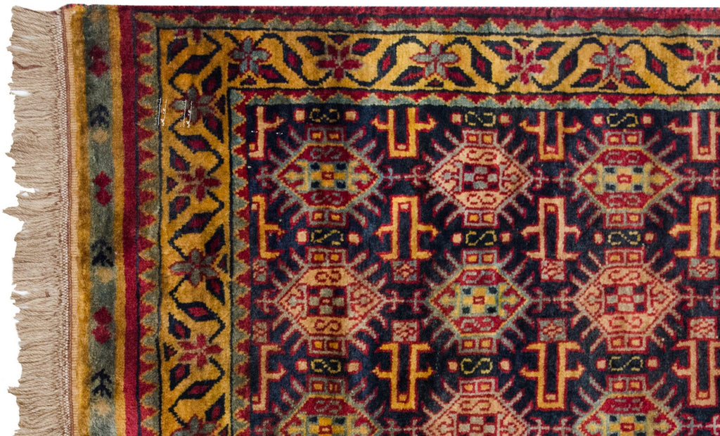 3x5 Vintage Indian Caucasian Design Rug