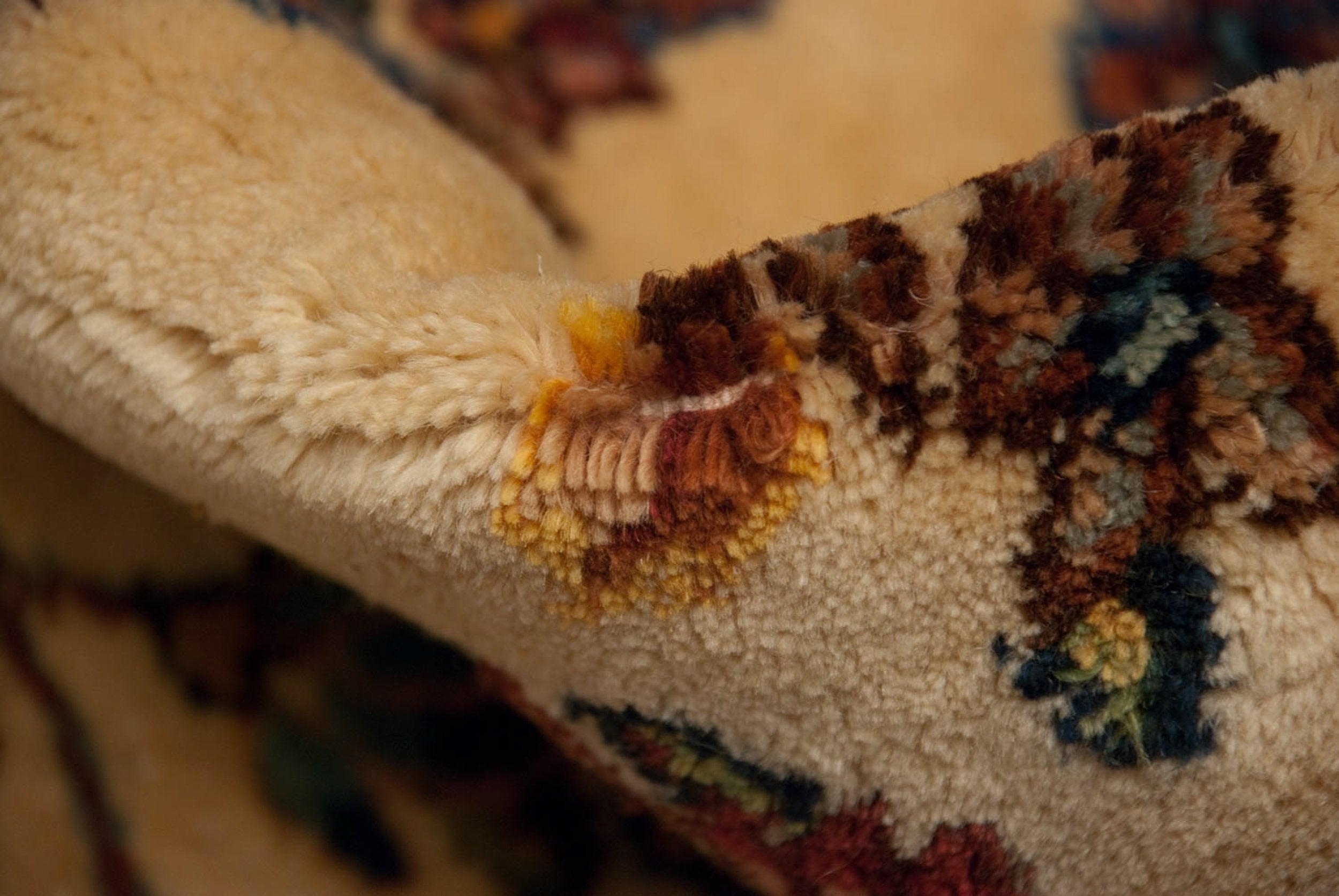 9.5x22.5 Vintage Kerman Carpet