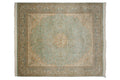 12x14 Vintage Fine Bulgarian Kerman Design Square Carpet
