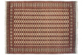 12x15.5 Vintage Pakistani Bokhara Design Carpet