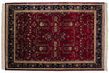 9.5x14 Fine Indian Mohajeran Sarouk Design Carpet