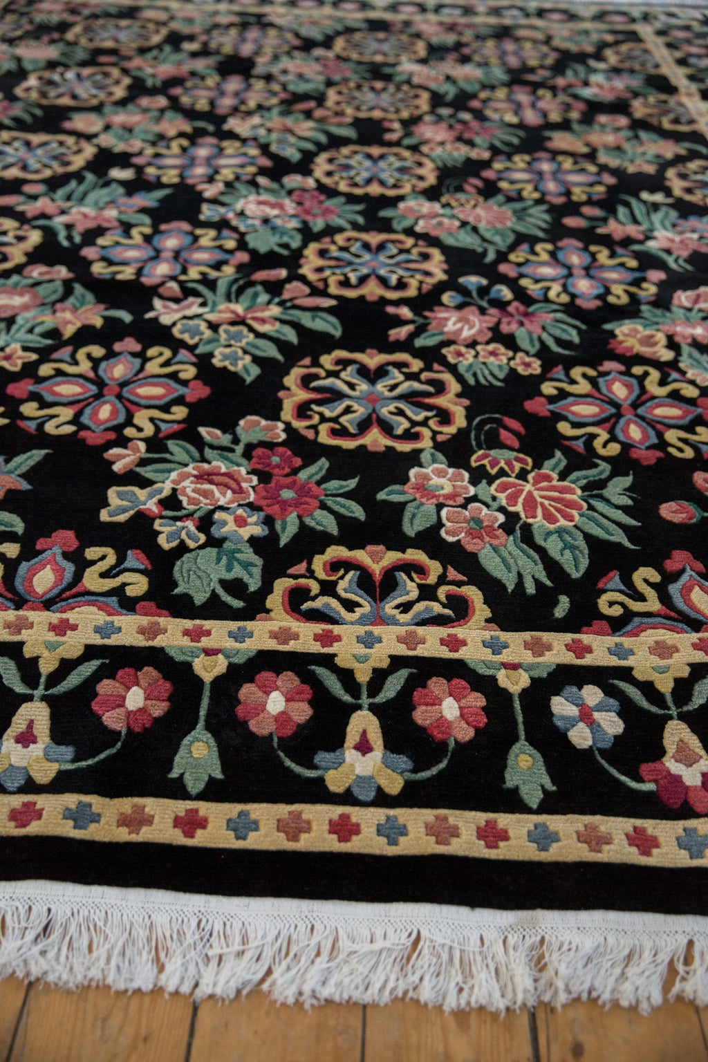 9x11.5 Vintage Indian Arts And Crafts Design Carpet
