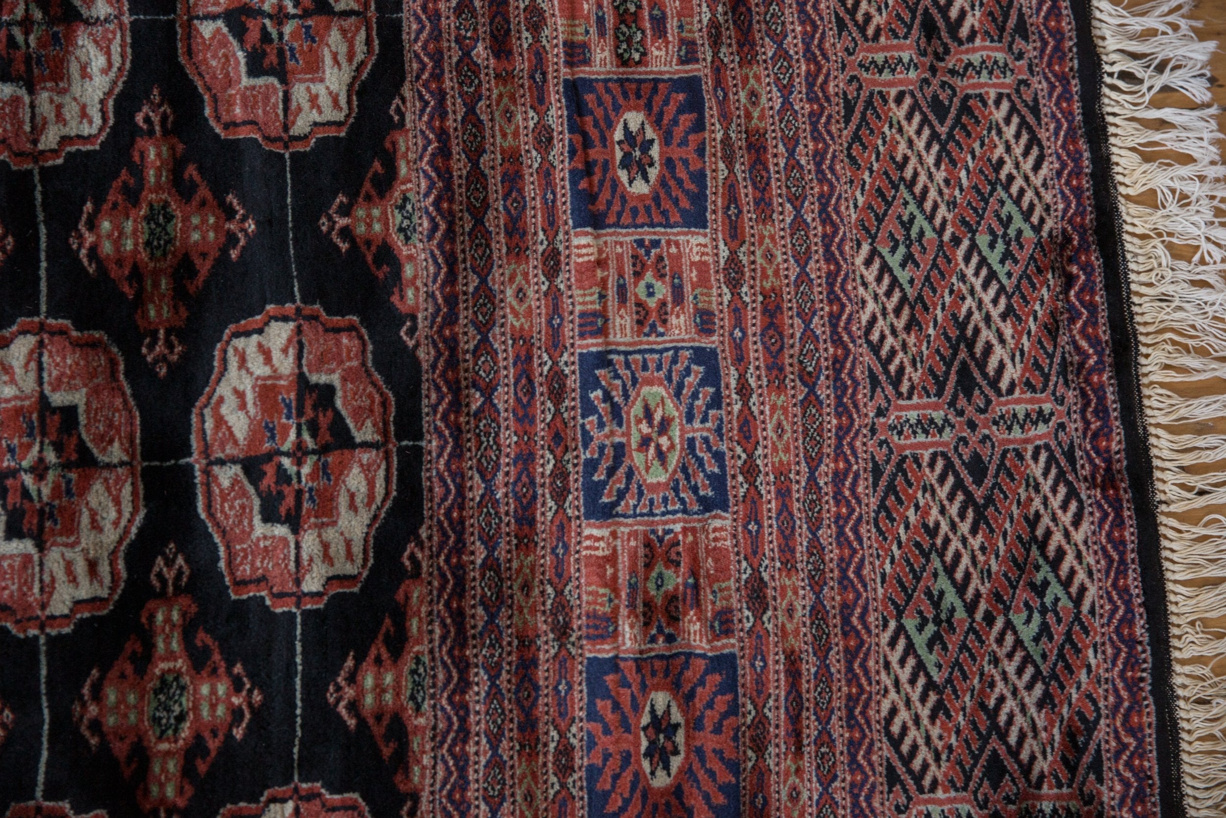 8x10 Vintage Fine Bokhara Carpet