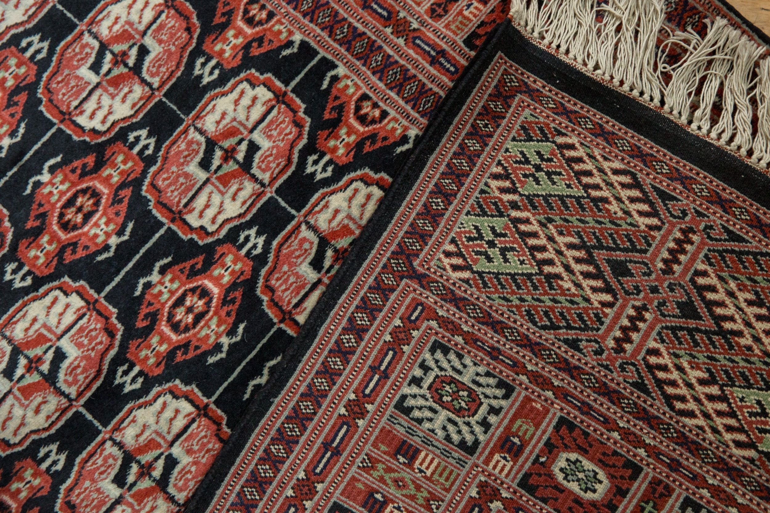 3x20 Vintage Fine Bokhara Rug Runner