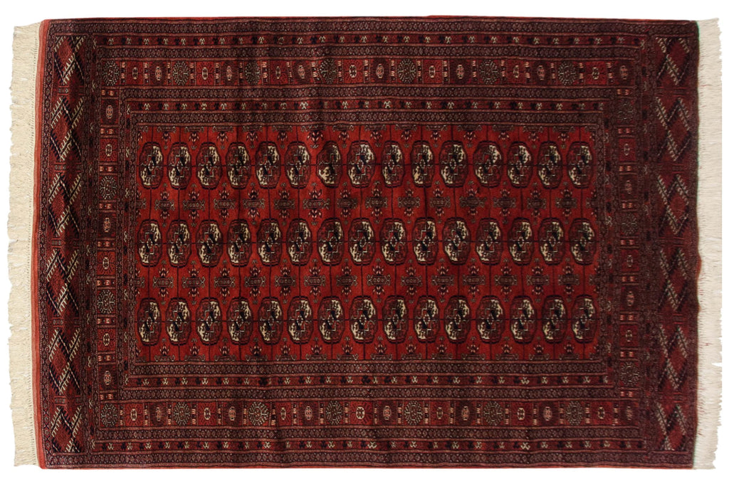 4x6.5 Vintage Fine Bokhara Rug