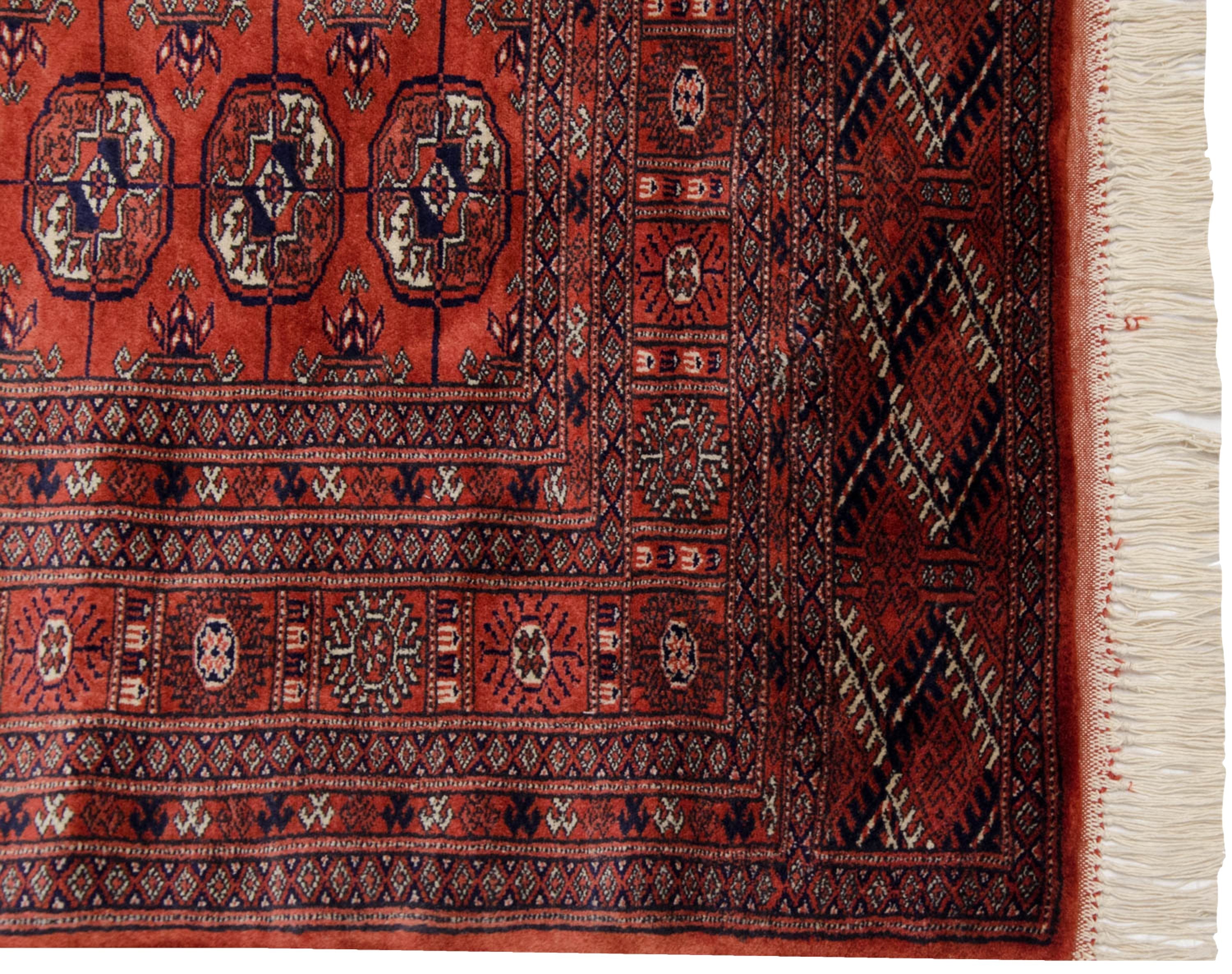 4x6.5 Vintage Fine Bokhara Rug